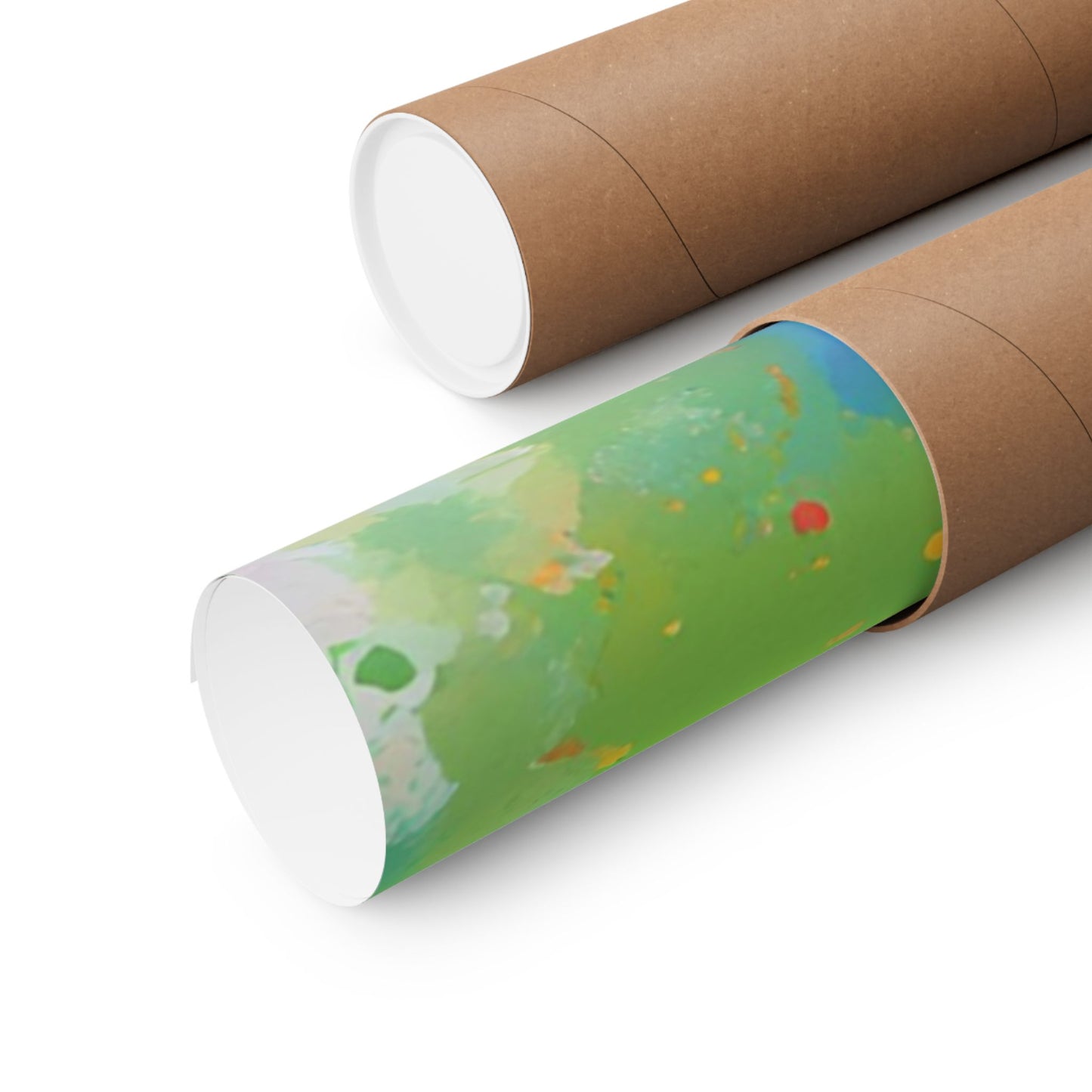 Multicolored Labrador 4 Matte Vertical Poster