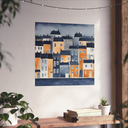 Blue Collection 21 Matte Print