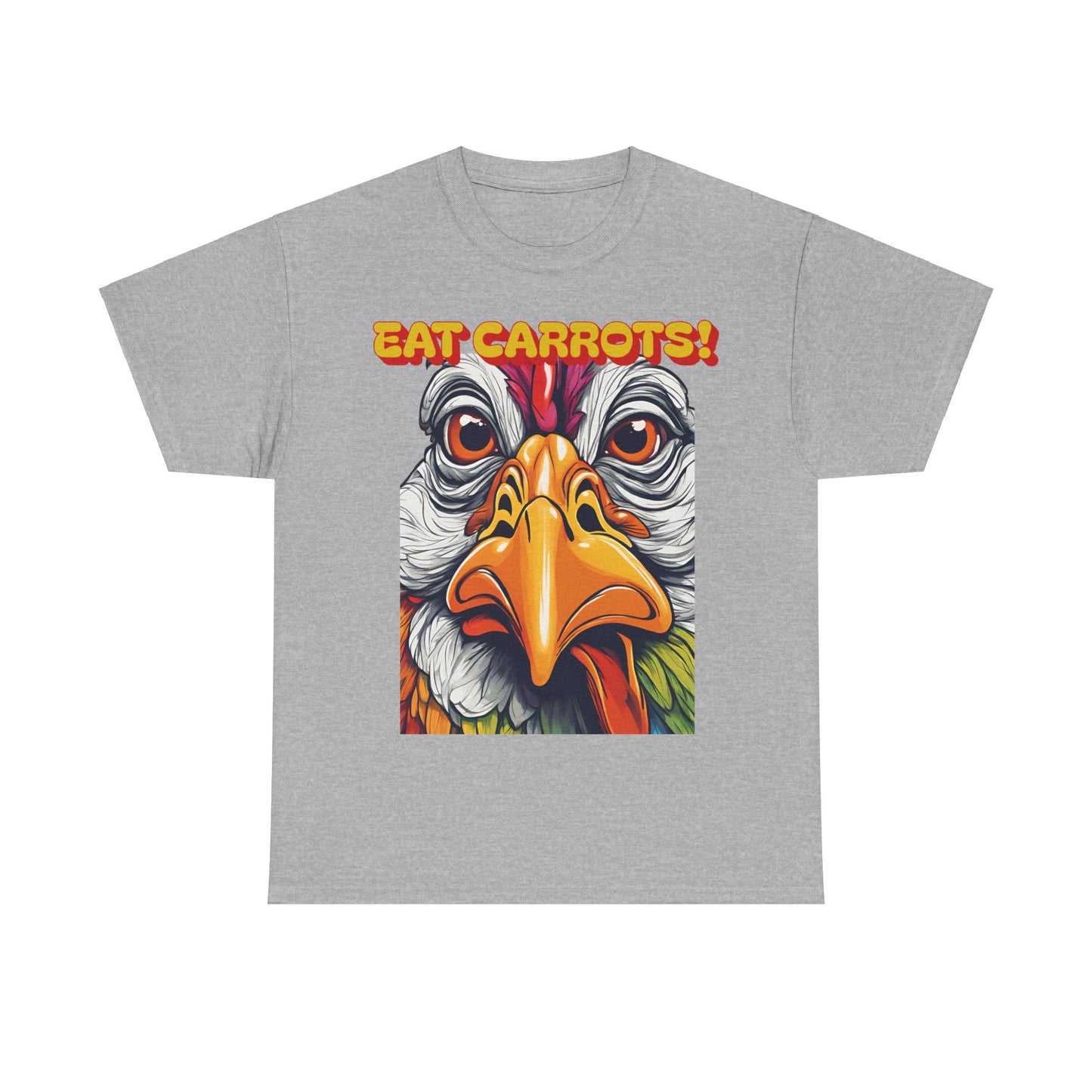 Eat Carrots Unisex Heavy Cotton Tee
