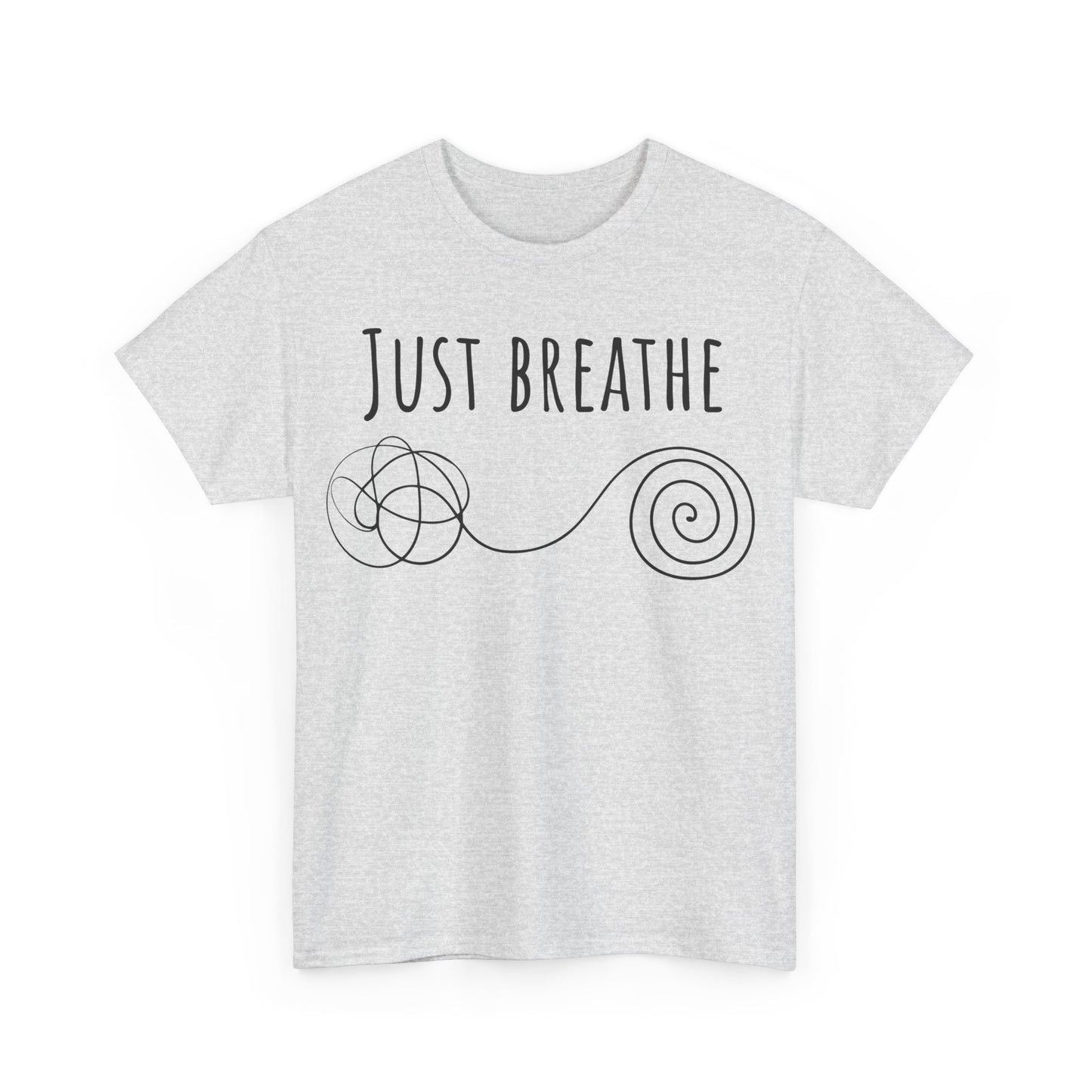 Just breathe Unisex Heavy Cotton Tee