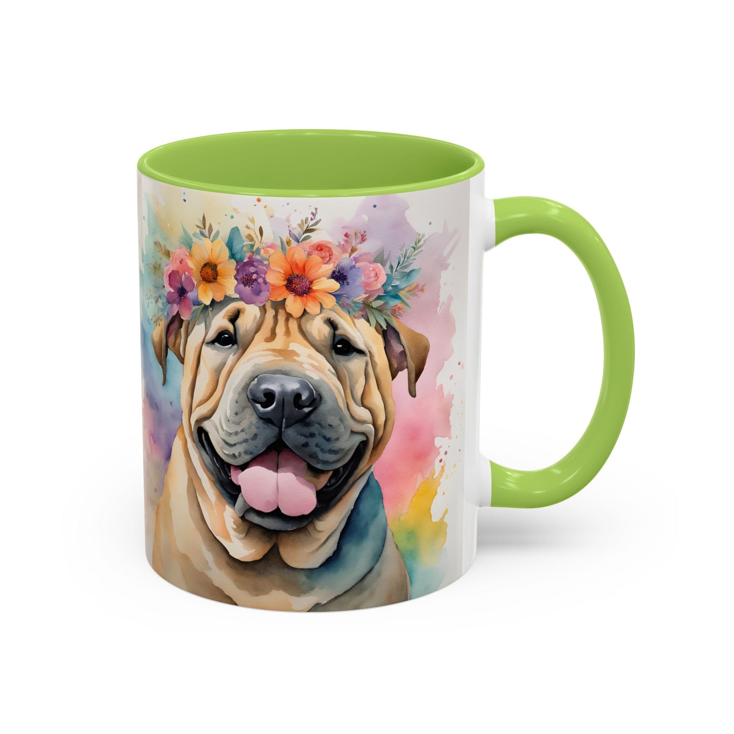 Shar Pei 02 Accent Coffee Mug - Dog Lover Gift