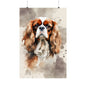 Dogs King Charles Spaniel 03 Matte Vertical Poster