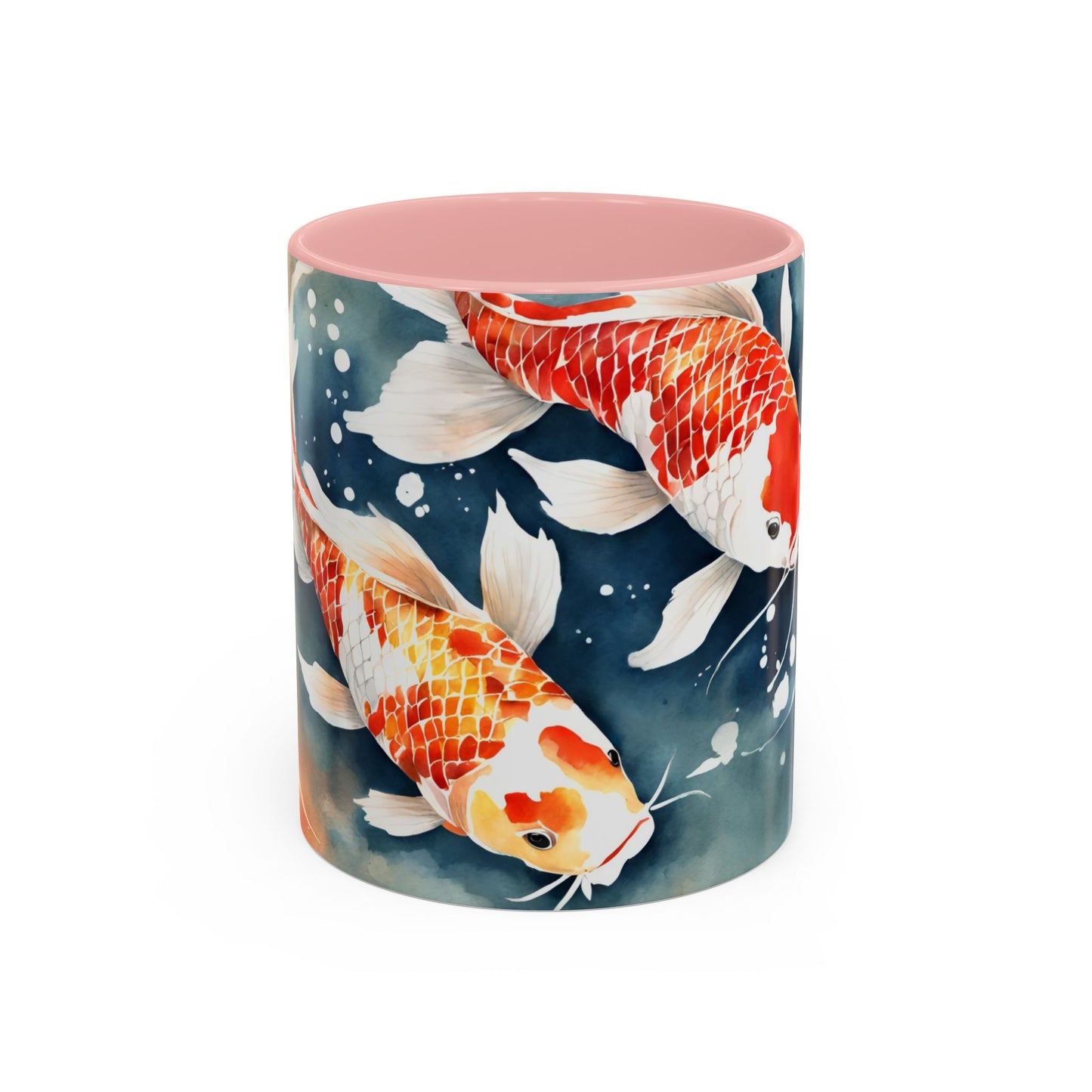 Koi Carp 01 Accent Coffee Mug (11oz)