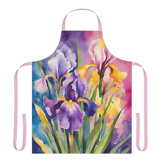 Irises 03 Apron 5-Color Straps