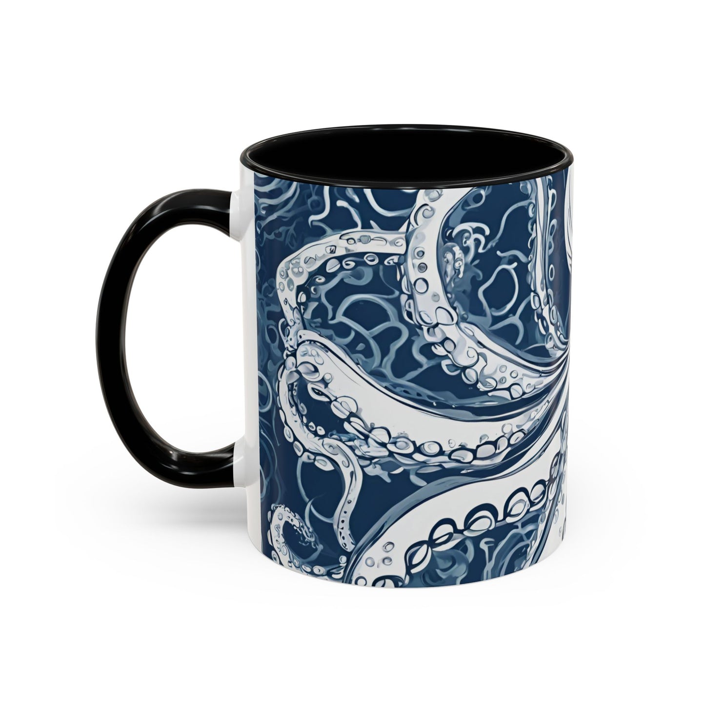 Octopus 7 Accent Coffee Mug (11oz)