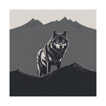 Lone Collection Wolf 16 Matte Square Posters