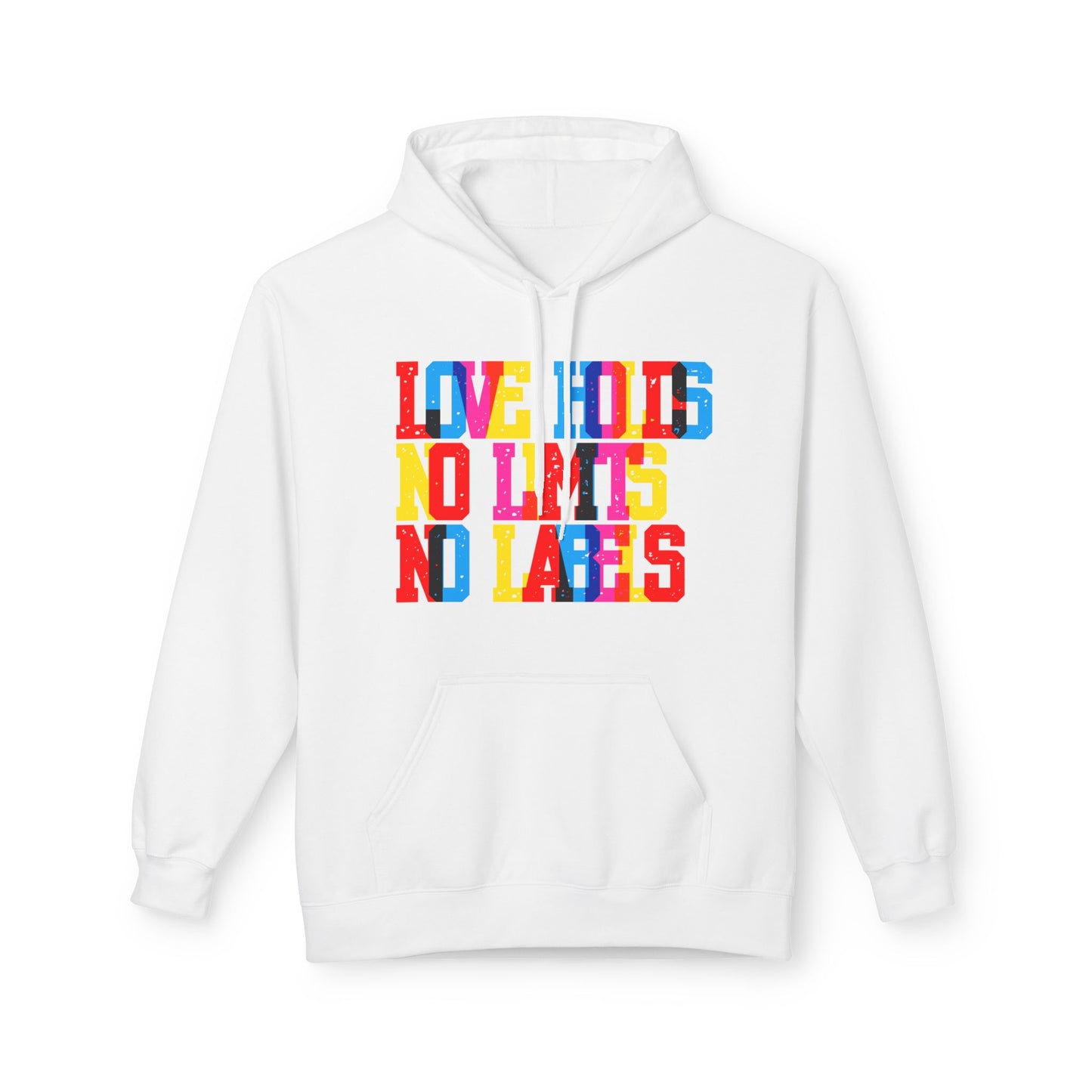 Love Holds No Limits No Labels Unisex Valentines Hoodie
