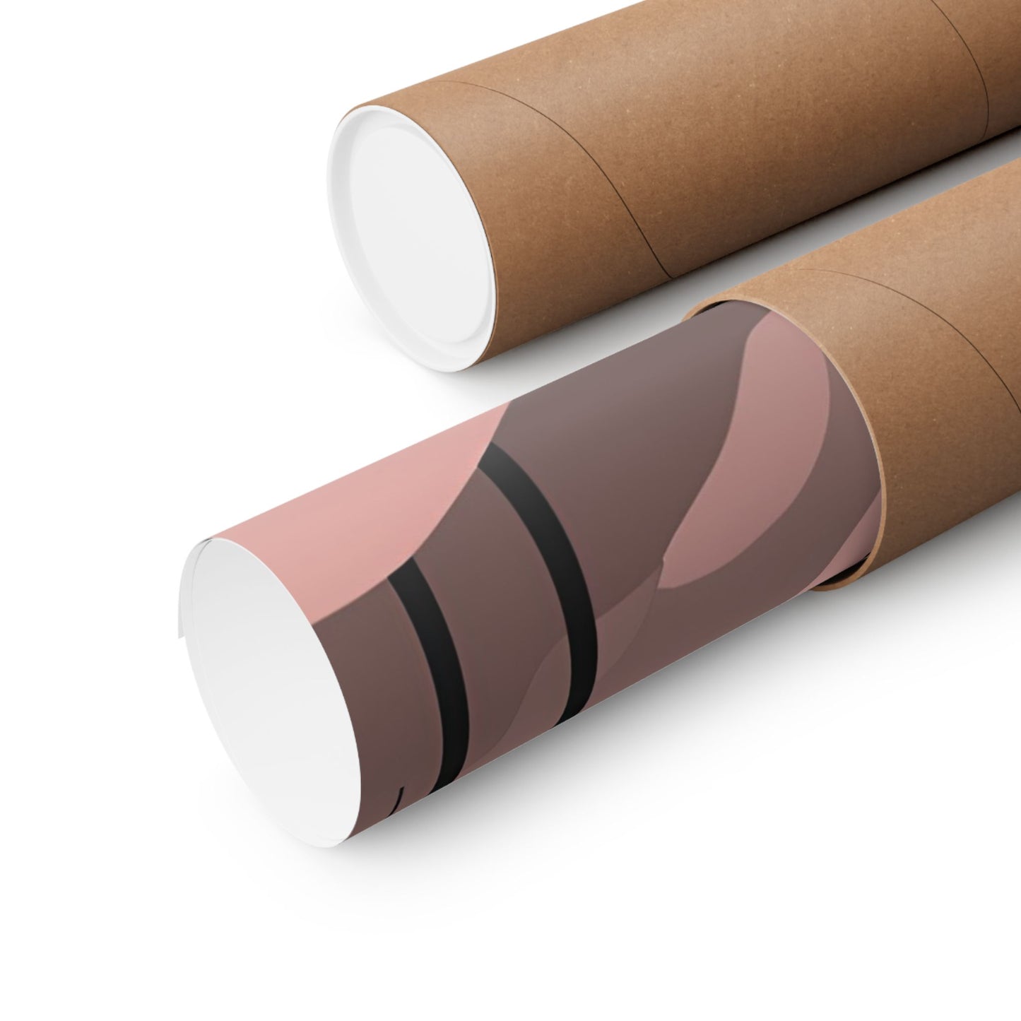 Lonely Forest Pink 3 Matte Square Posters