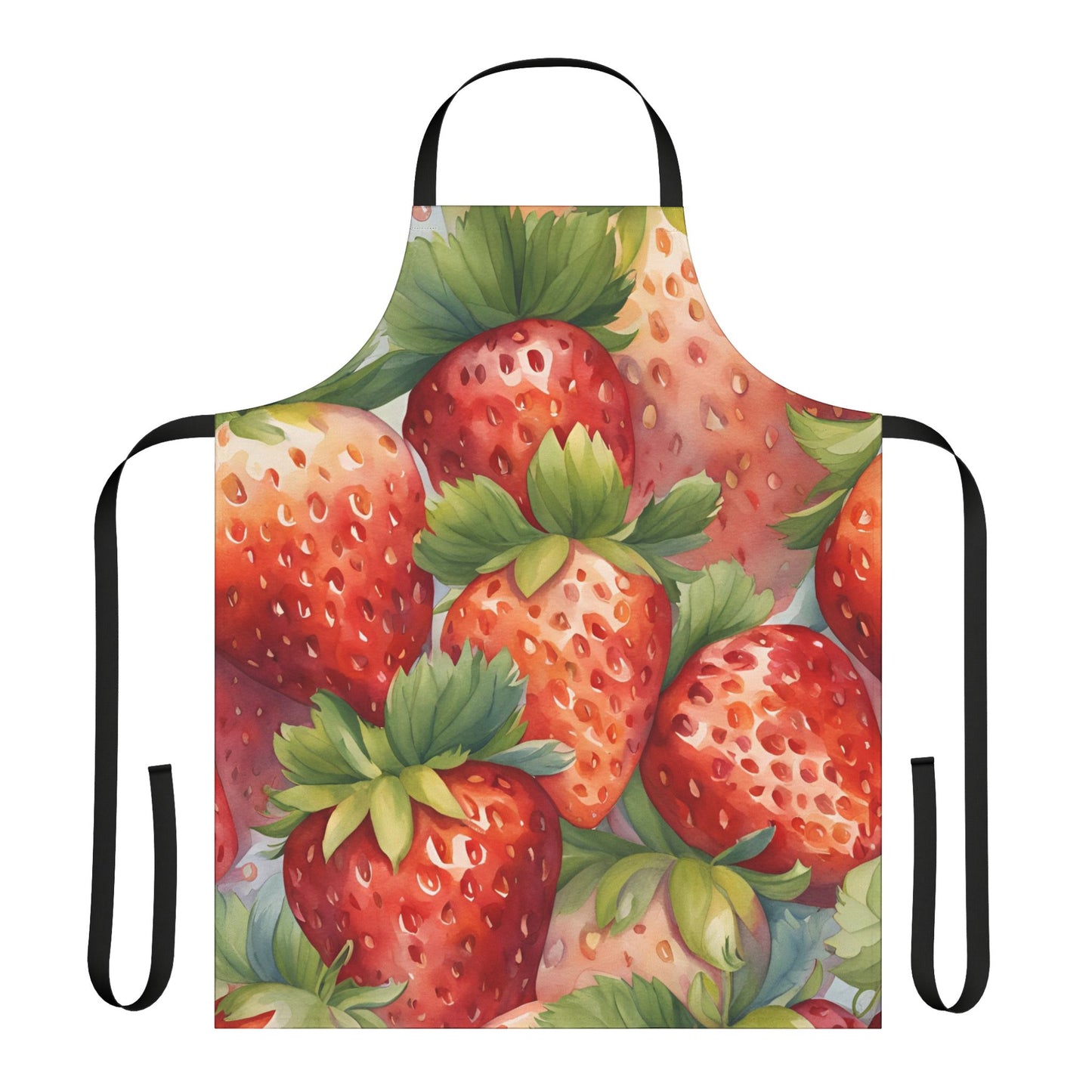 Strawberries 01 Apron 5-Color Straps