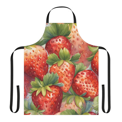 Strawberries 01 Apron 5-Color Straps