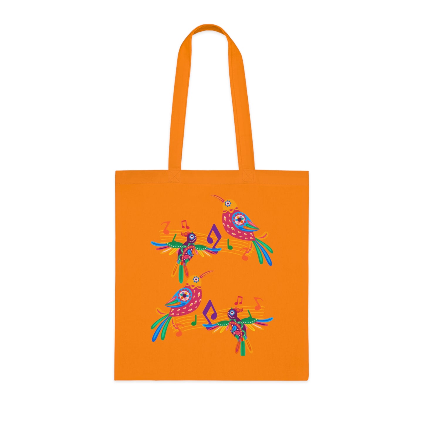 Funky birds 06 Cotton Tote