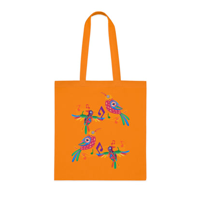 Funky birds 06 Cotton Tote