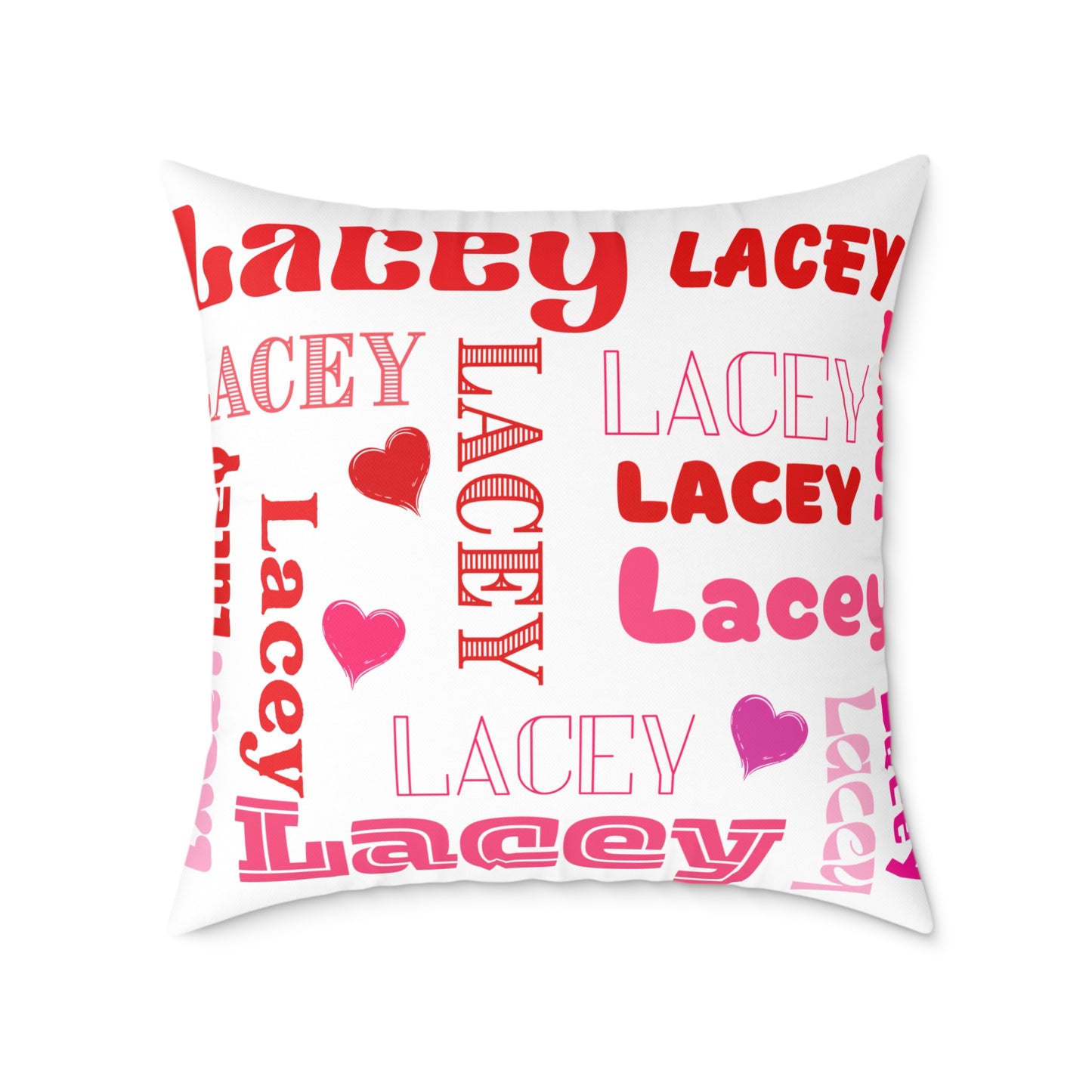 (Personizable) Name Of Your Loved One 01 Poly Pillow