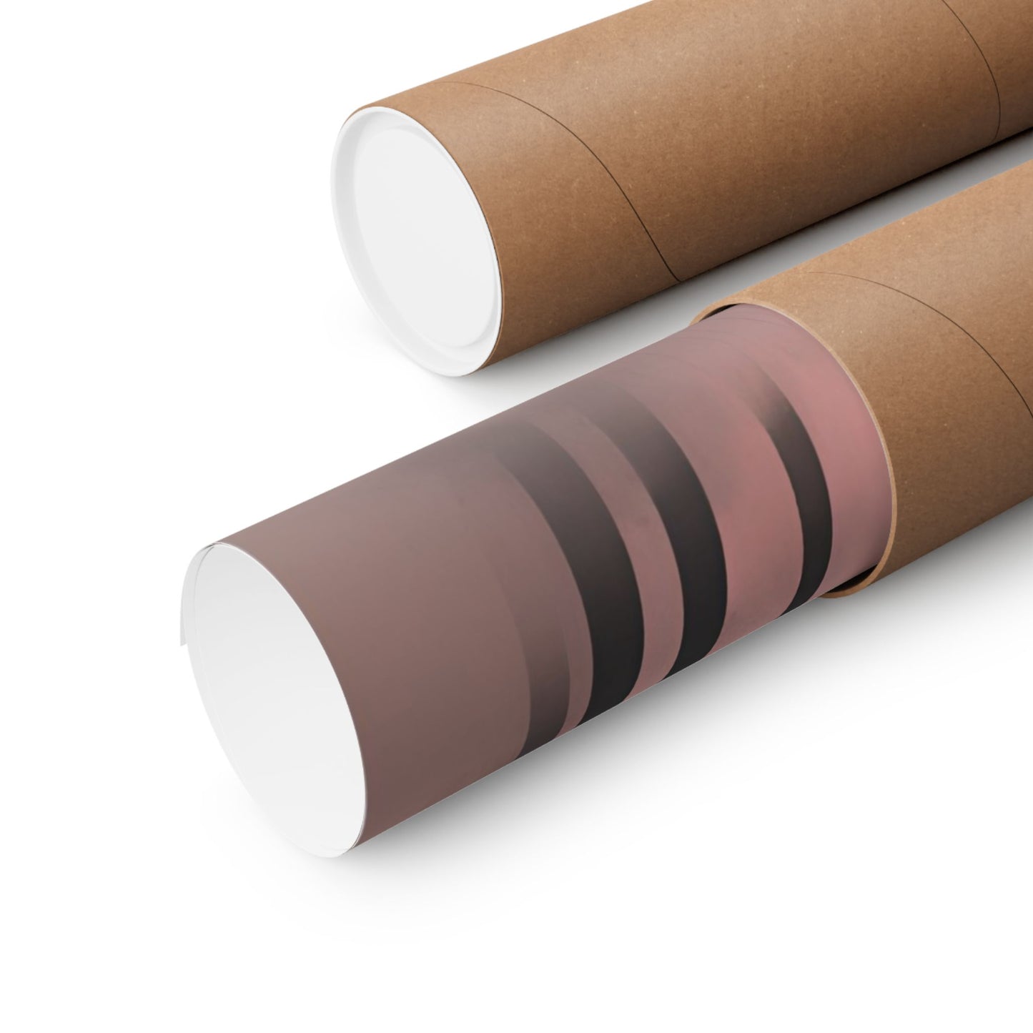 Lonely Forest Pink 7 Matte Square Posters
