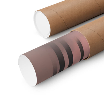 Lonely Forest Pink 7 Matte Square Posters