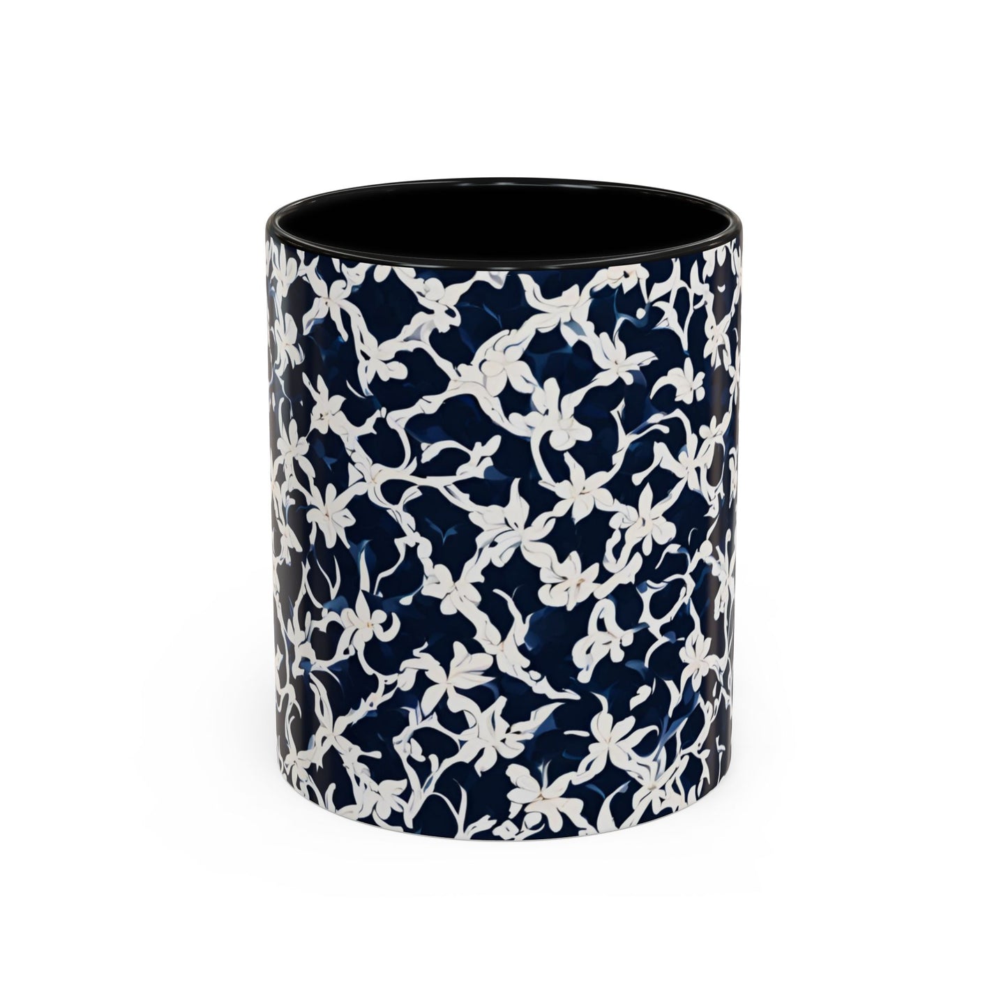 Flower 4 Accent Coffee Mug (11oz)
