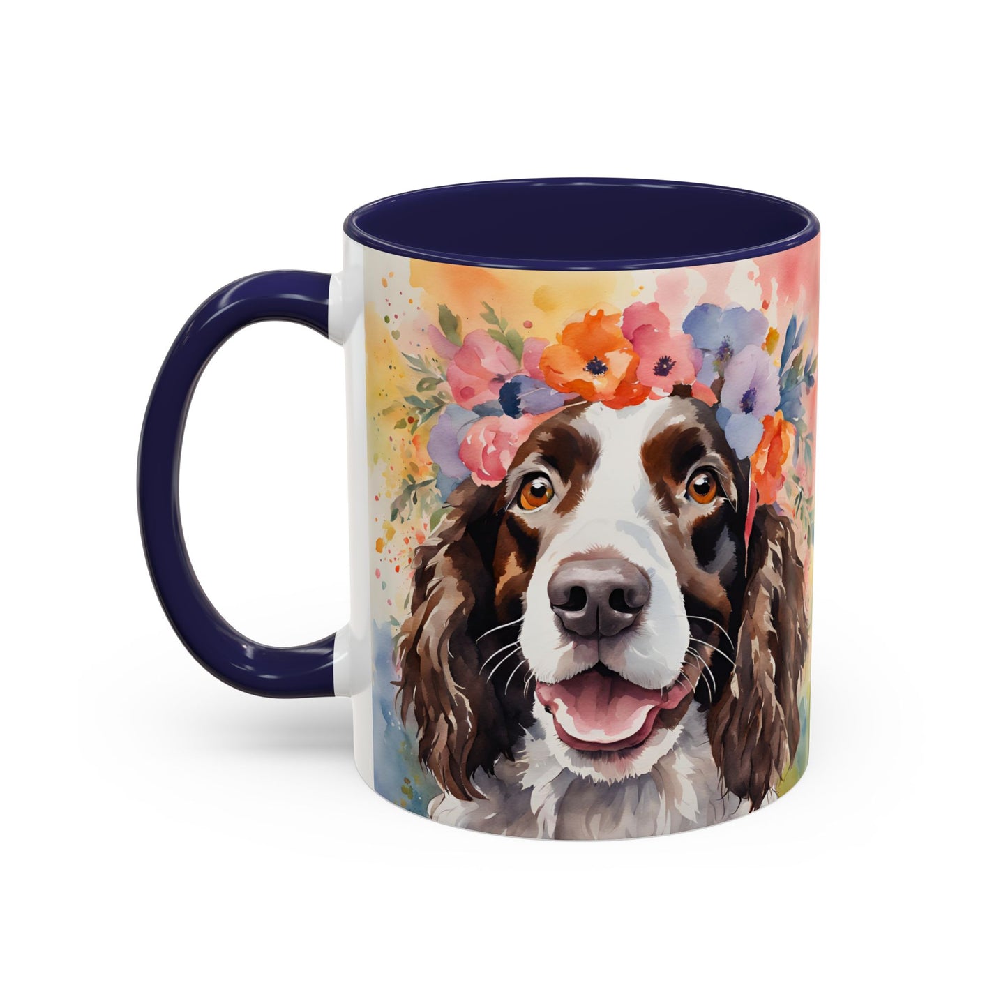 Springer Spaniel 03 Accent Coffee Mug - Dog Lover Gift