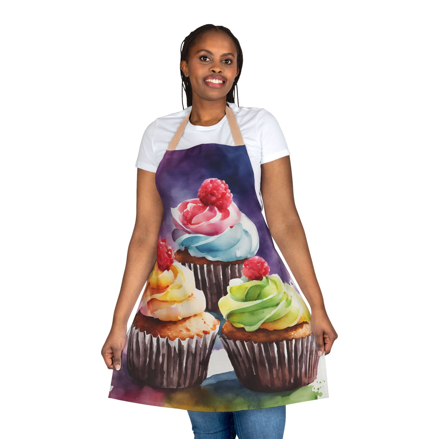 Cupcake 03 Baking Lovers 5-Color Straps Kitchen Wear
