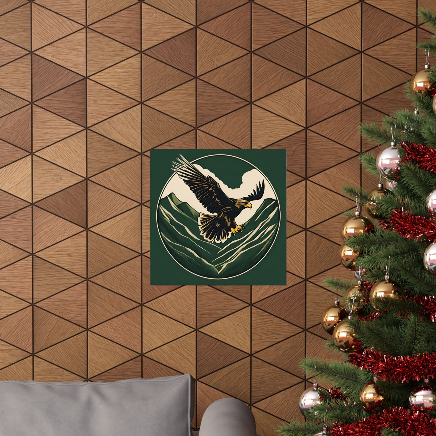Lone Collection Eagle 13 Matte Square Posters