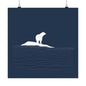 Lone Collection Polar Bear 10 Matte Square Posters