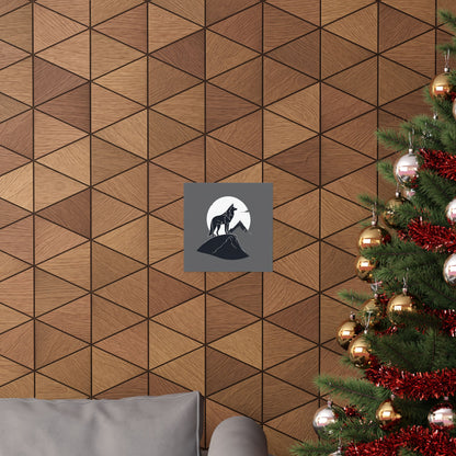 Lone Collection Wolf 2 Matte Square Posters