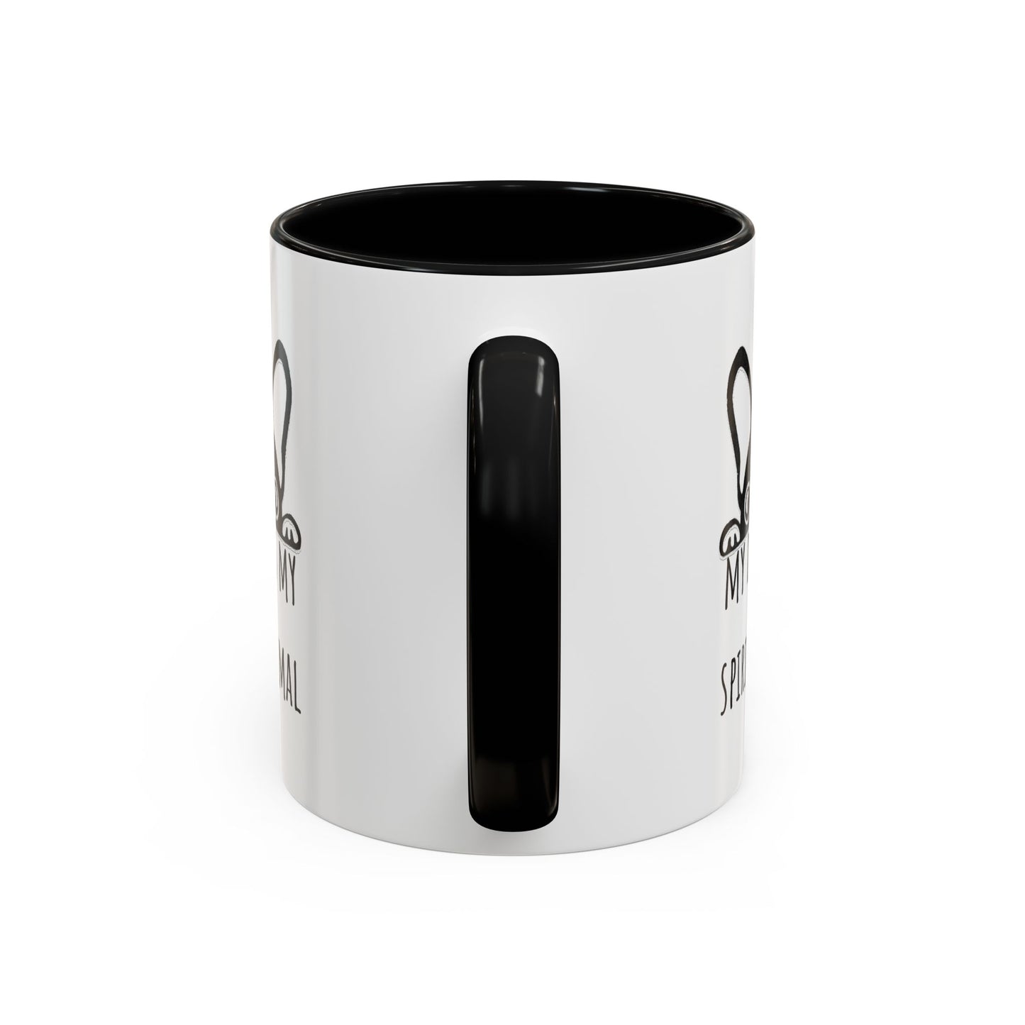My Dog Is My Spirit Animal Accent Coffee Mug (11oz)