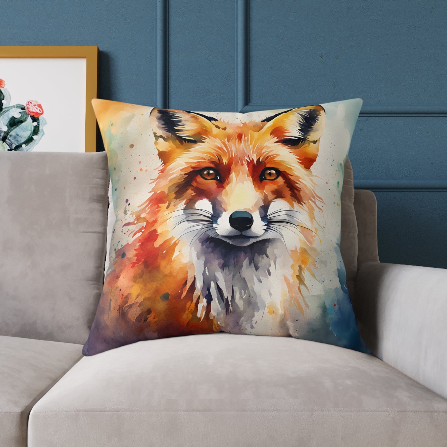 Fox 01 Poly Pillow - Natures Beauty Design