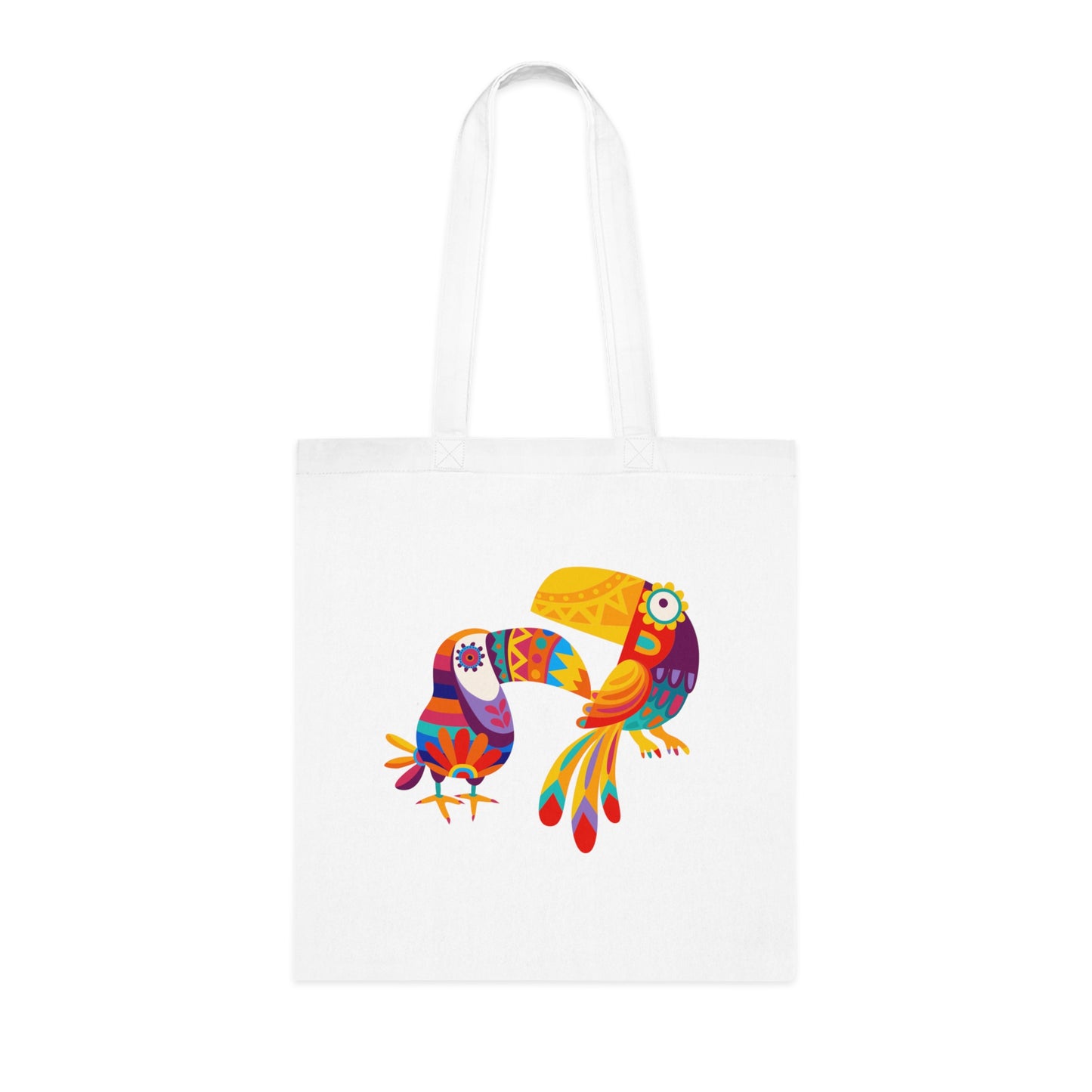 Funky birds 08 Cotton Tote