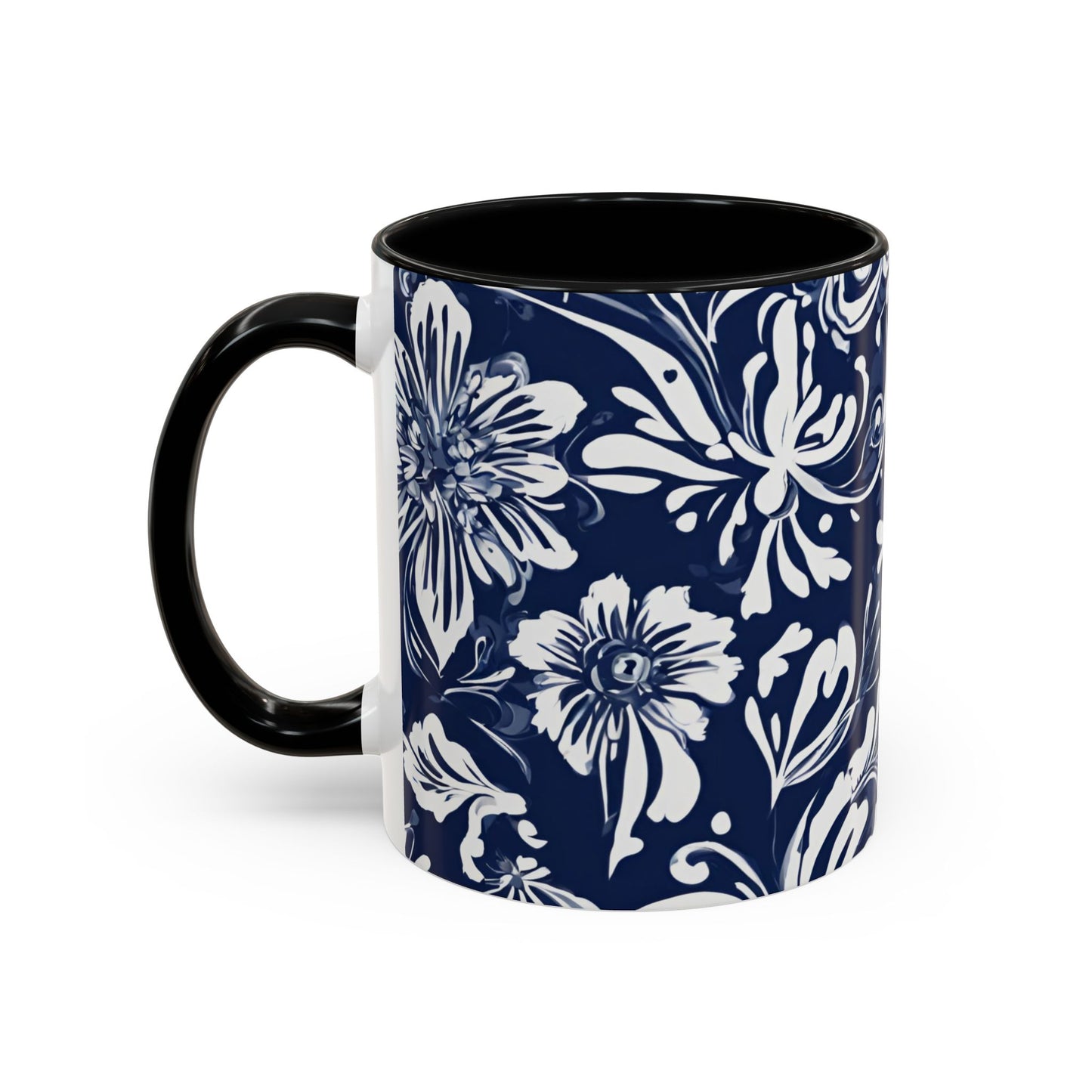 Flower 3 Accent Coffee Mug (11oz)