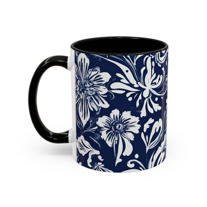 Flower 3 Accent Coffee Mug (11oz)