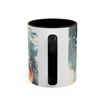 Koi Carp 02 Accent Coffee Mug (11oz)