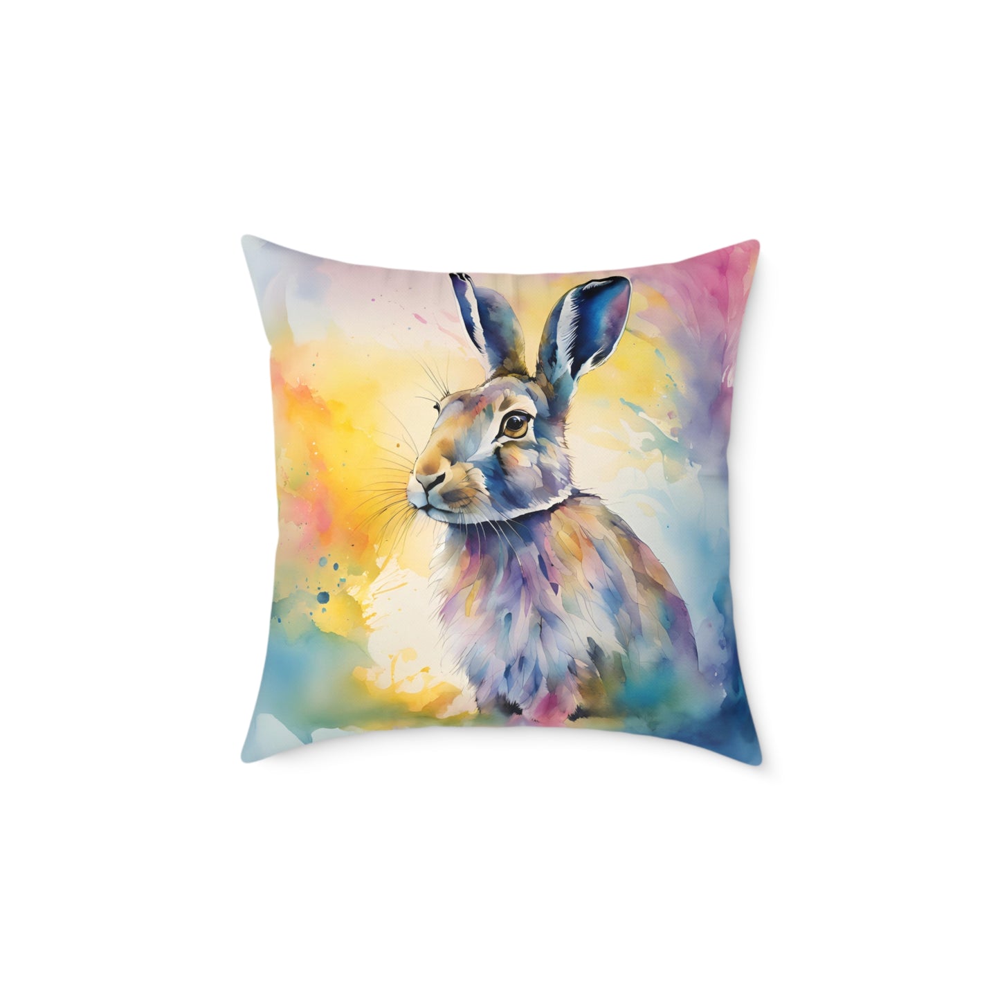 Hare 03 Poly Pillow - Natures Beauty Design