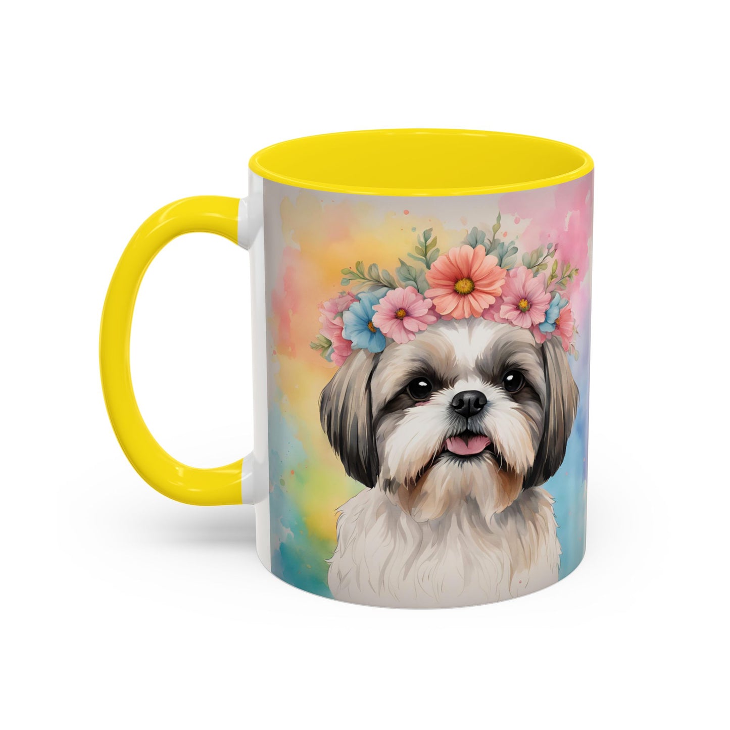 Shih Tzu 03 Accent Coffee Mug - Dog Lover Gift