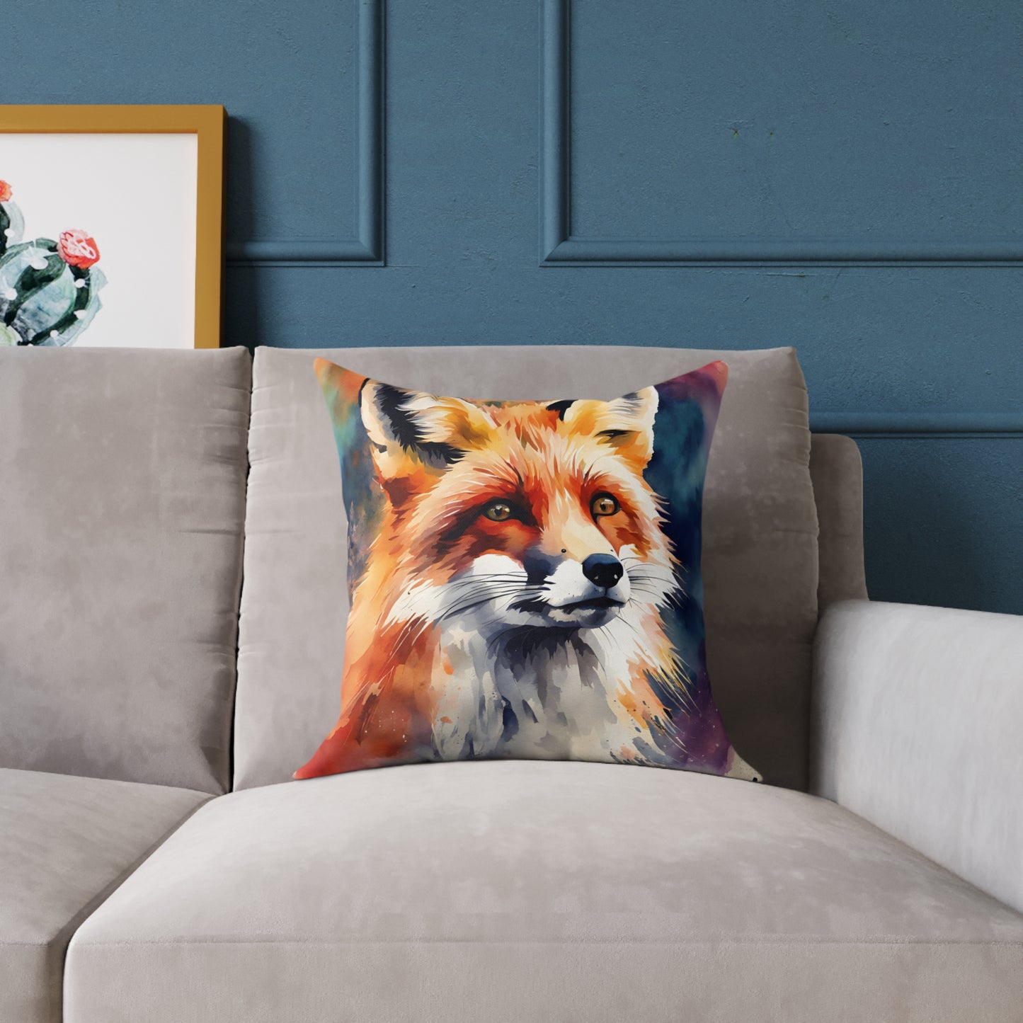 Fox 03 Poly Pillow - Natures Beauty Design