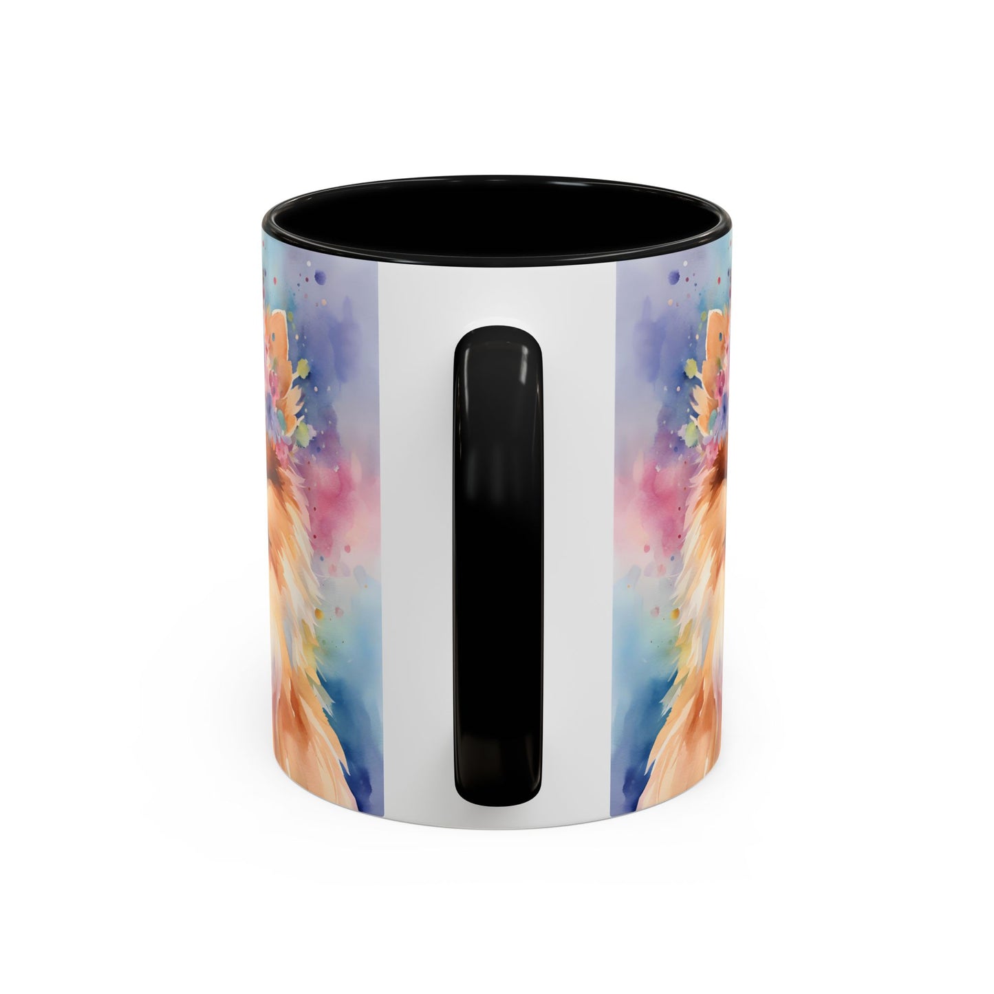 Pomeranian 04 Accent Coffee Mug - Dog Lover Gift