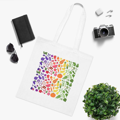 Abstract flowers 10 Cotton Tote