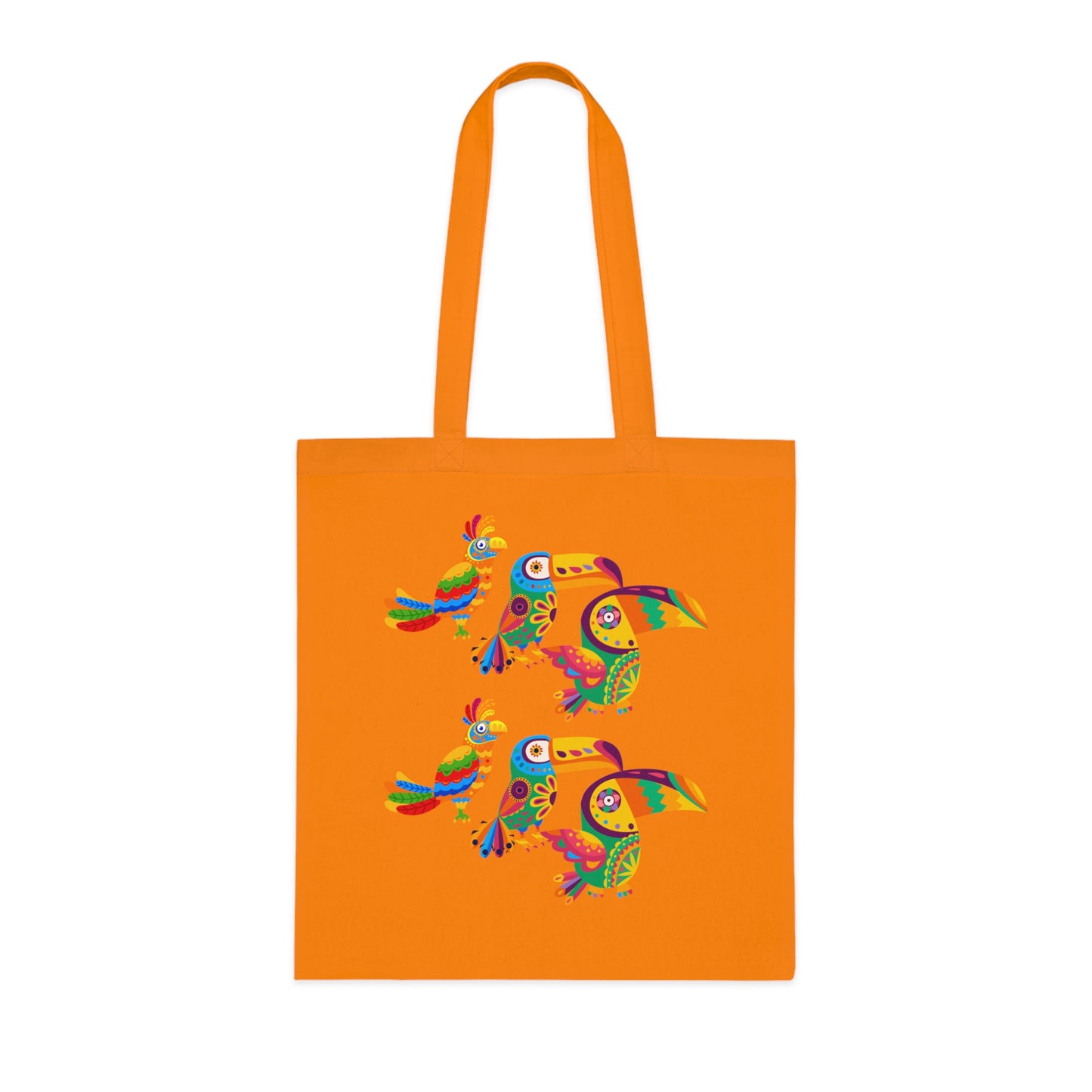 Funky birds 10 Cotton Tote