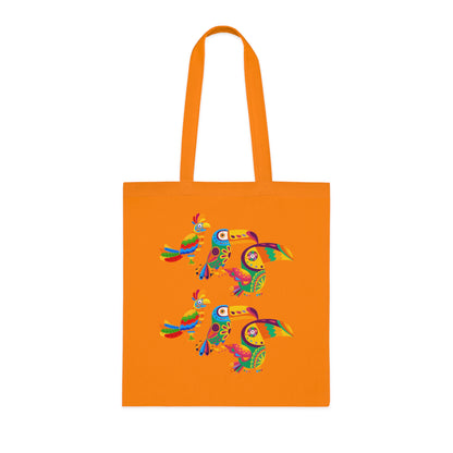 Funky birds 10 Cotton Tote