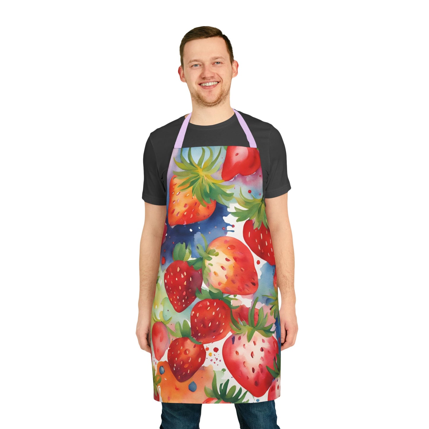 Strawberries 02 Apron 5-Color Straps