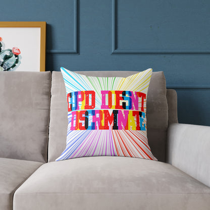 Cupid Doesn’t Discriminate Poly Pillow