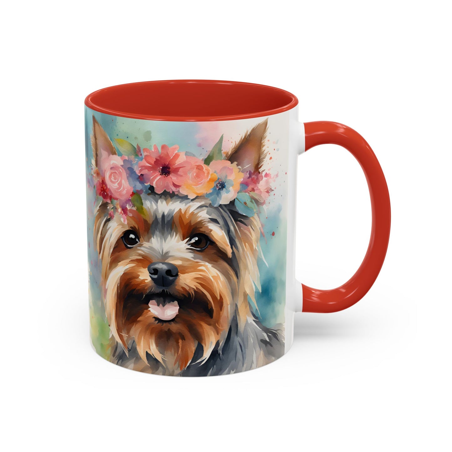Yorkshire Terrier 04 Accent Coffee Mug - Dog Lover Gift