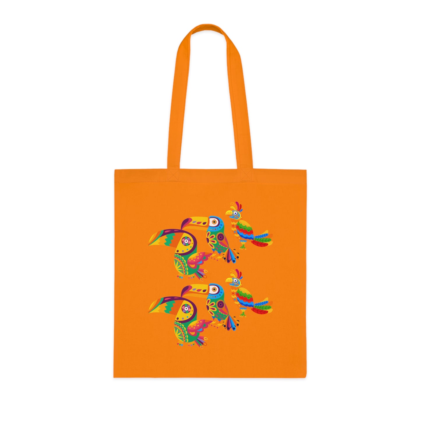 Funky birds 10 Cotton Tote