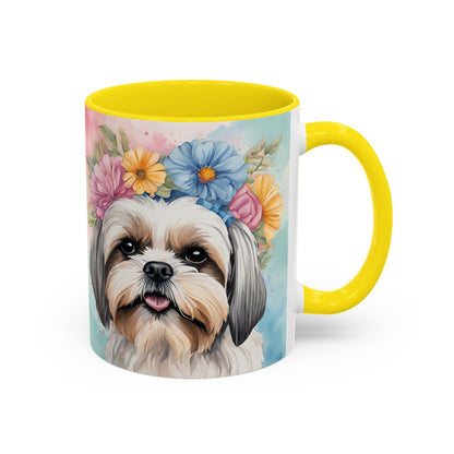 Shih Tzu 02 Accent Coffee Mug - Dog Lover Gift