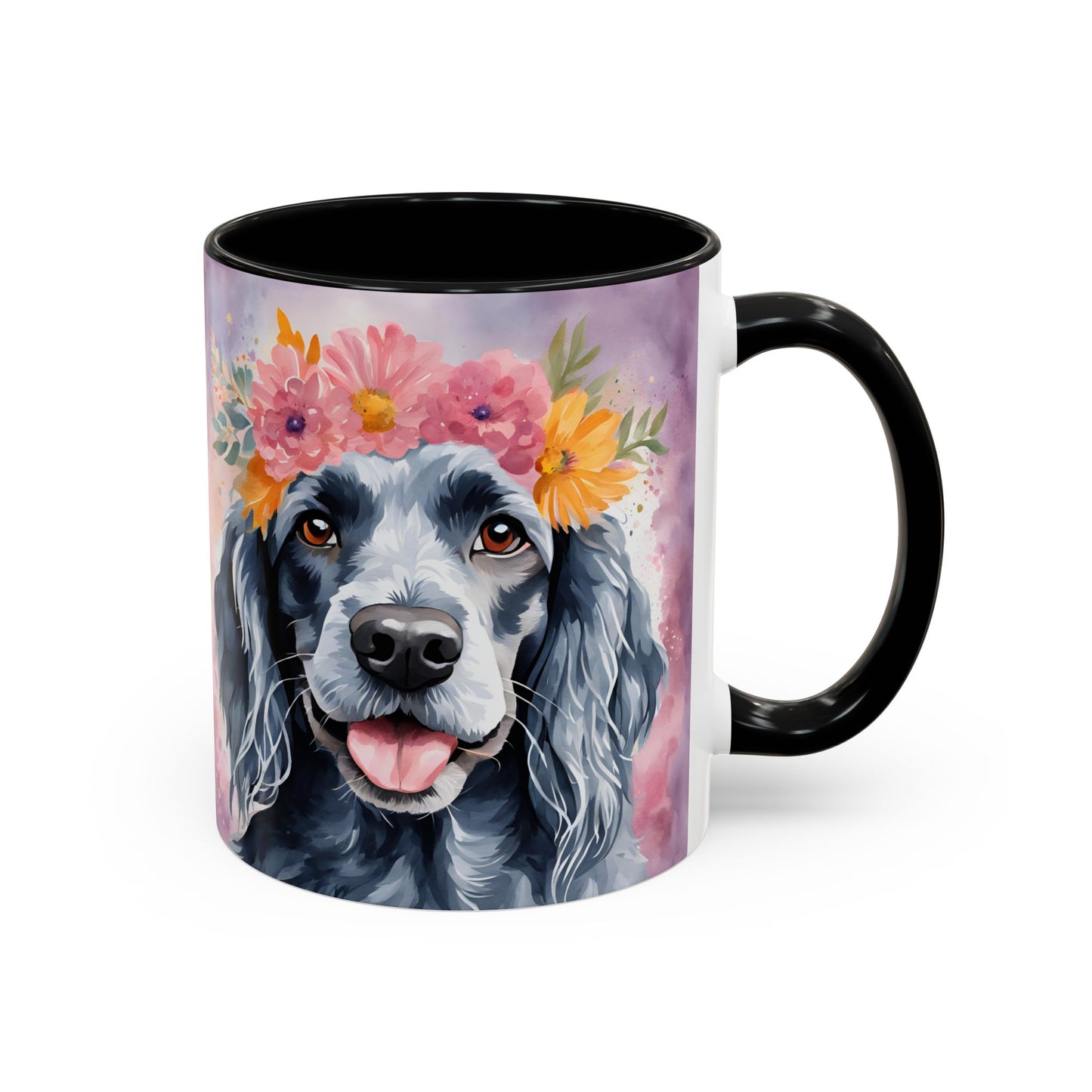 Blue Roan Cocker Spaniel 02 Accent Coffee Mug - Dog Lover Gift